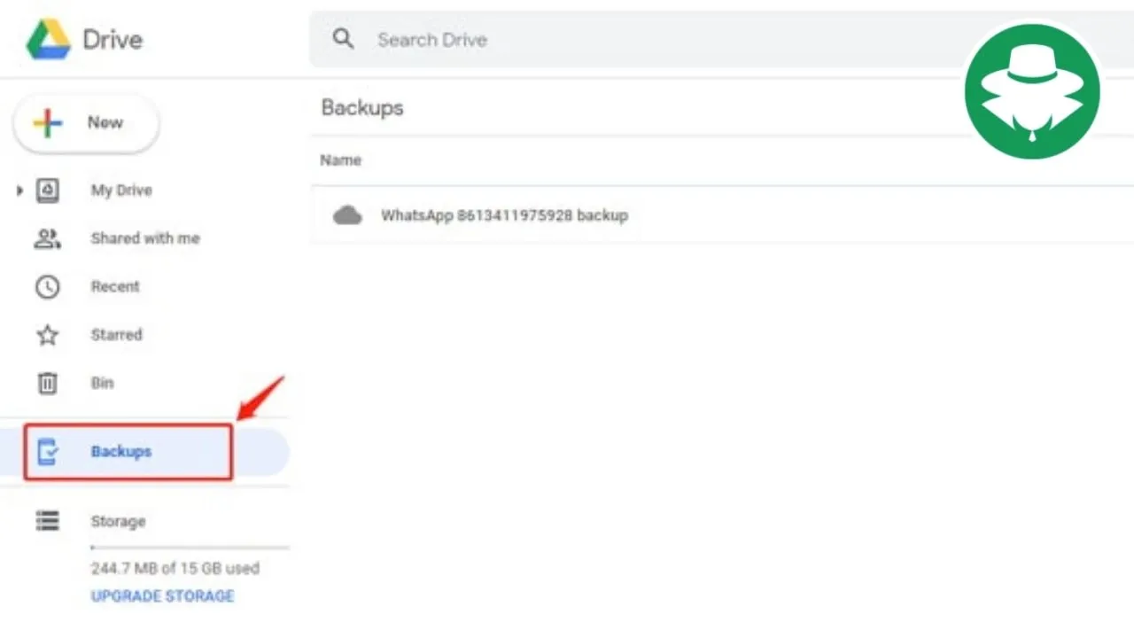 Hack WhatsApp dari Google Drive (Gmail) - 4