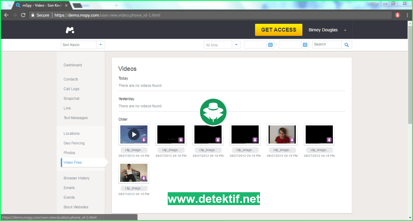 Cara Ambil File HP Video Jarak Jauh, Demo mSpy